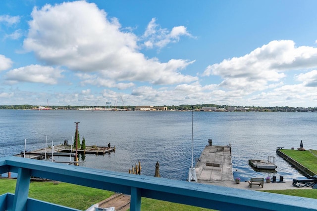 440 N Hudson Ave, Sturgeon Bay, WI 54235 - dock area with a water view