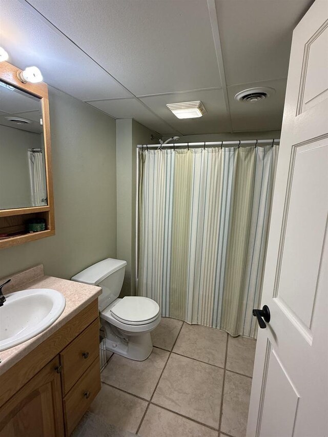 121 Doc Mac Dr, Boscobel, WI 53805 - full bath with vanity, tile patterned flooring, and toilet
