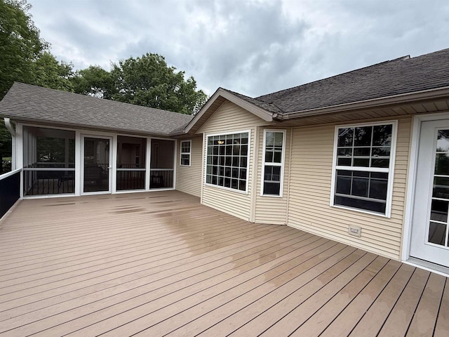 121 Doc Mac Dr, Boscobel, WI 53805 - deck with a sunroom