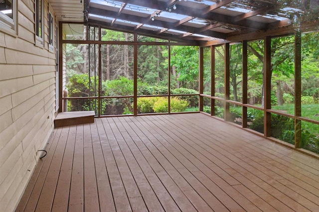 3594 Sunset Dr N, Stevens Point, WI 54482 - view of unfurnished sunroom