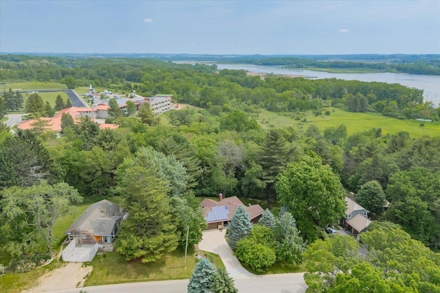 5096 Tuggle Ln, Waunakee, WI 53597 - aerial view of a forest and a nearby body of water