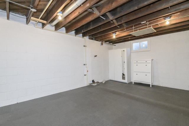 3552 S Pine Ave, Milwaukee, WI 53207 - basement featuring concrete block wall