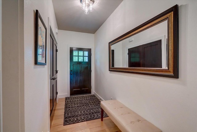 5508 Midmoor Rd, Monona, WI 53716 - doorway with light wood finished floors and baseboards