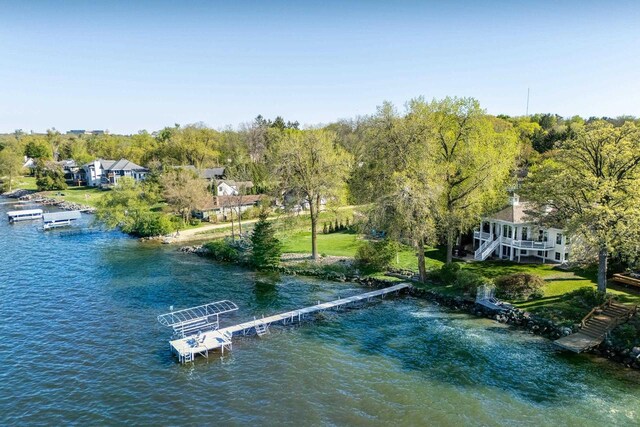 1834 Camelot Dr, Madison, WI 53705 - dock area featuring a water view