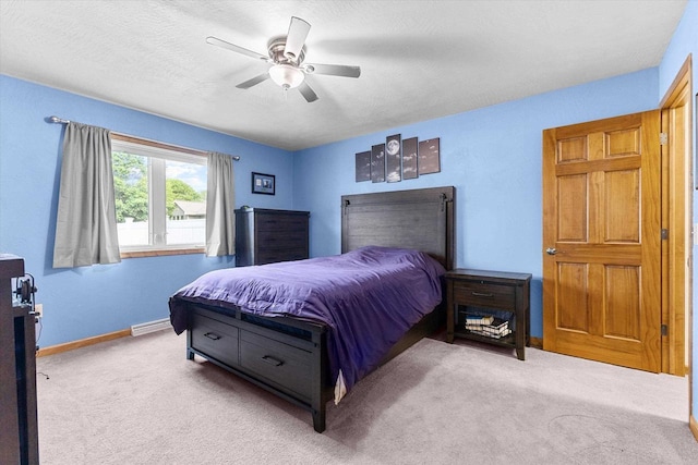 1110 Stillmeadow Ln, Menasha, WI 54952 - carpeted bedroom featuring baseboards and a ceiling fan