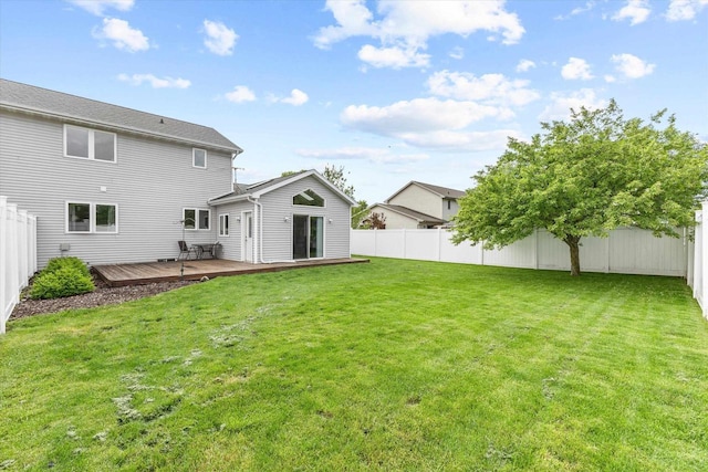 1110 Stillmeadow Ln, Menasha, WI 54952 - rear view of property with a deck