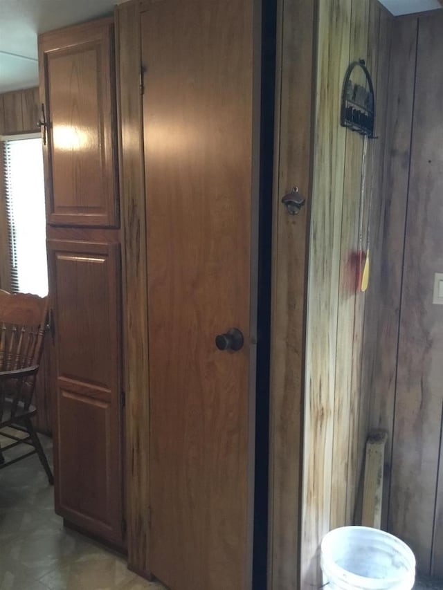N7777 Kitty Dell Rd, Crivitz, WI 54114 - detailed view of wood walls