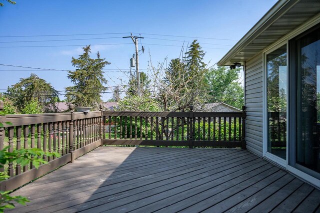706 Tremont St, Mauston, WI 53948 - view of wooden terrace