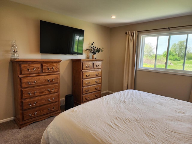 326 N 15th St, Oostburg, WI 53070 - carpeted bedroom featuring recessed lighting and baseboards