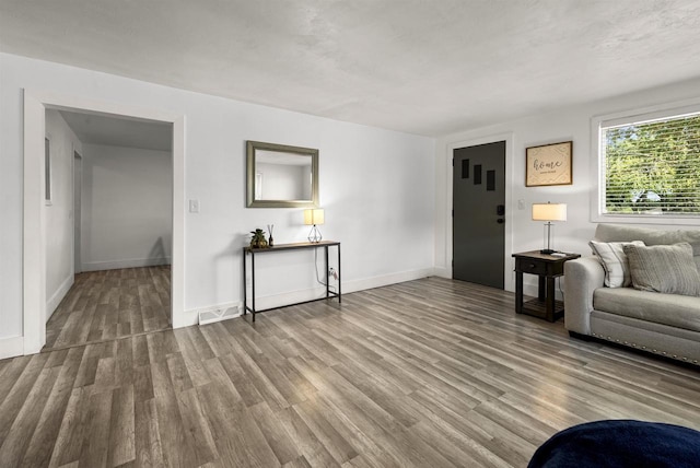 3531 N Richmond St, Appleton, WI 54911 - living room featuring wood finished floors and baseboards