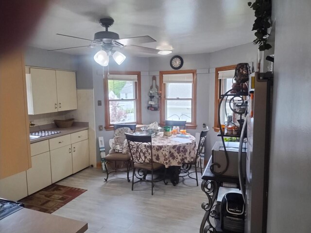 4507 S Griffin Ave, Milwaukee, WI 53207 - dining room featuring a ceiling fan