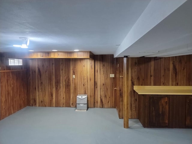 4507 S Griffin Ave, Milwaukee, WI 53207 - basement featuring wooden walls