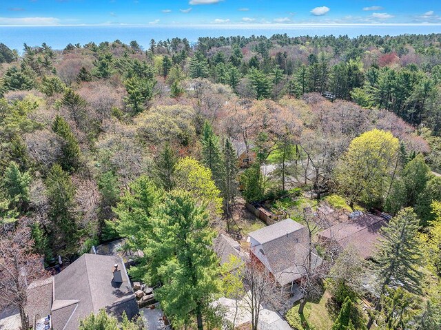 5515 Evergreen Dr, Sheboygan, WI 53081 - view of property location with a heavily wooded area