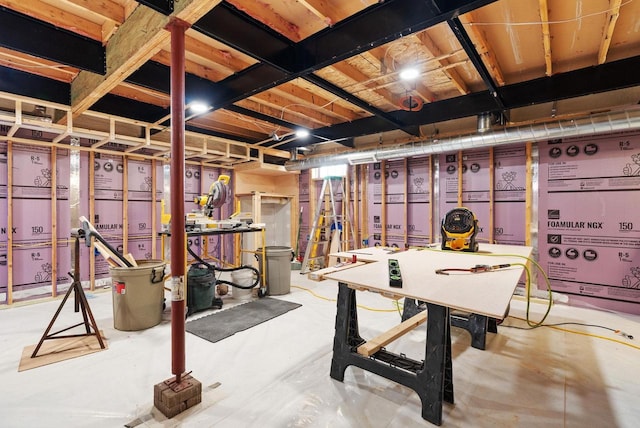 6560 US Highway 14, Arena, WI 53503 - view of unfinished basement