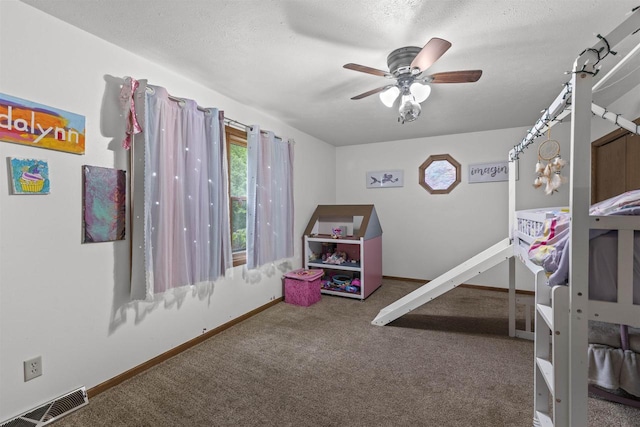 2150 E Carly Ct, Milton, WI 53563 - bedroom with carpet floors, baseboards, and a ceiling fan