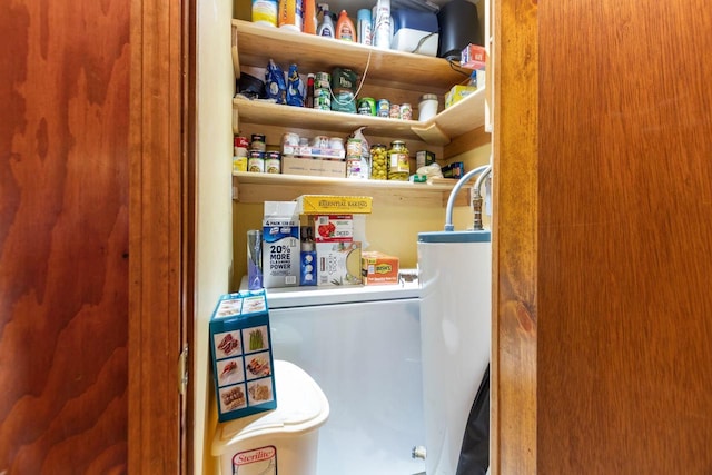 N3510 Lotus Dr, Montello, WI 53949 - pantry with water heater