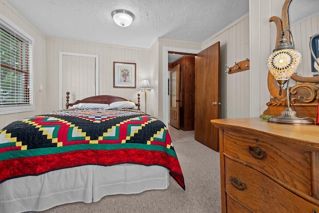 N3510 Lotus Dr, Montello, WI 53949 - carpeted bedroom featuring a textured ceiling and crown molding