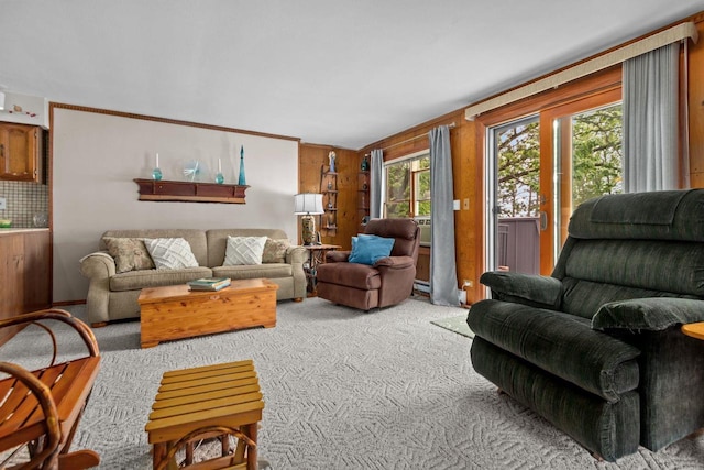 N3510 Lotus Dr, Montello, WI 53949 - living area featuring light colored carpet