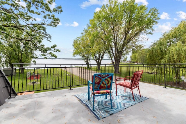 N3510 Lotus Dr, Montello, WI 53949 - view of patio