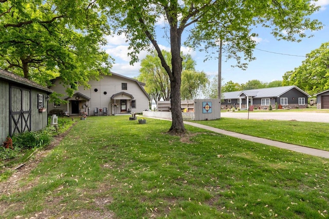 N3510 Lotus Dr, Montello, WI 53949 - view of green lawn
