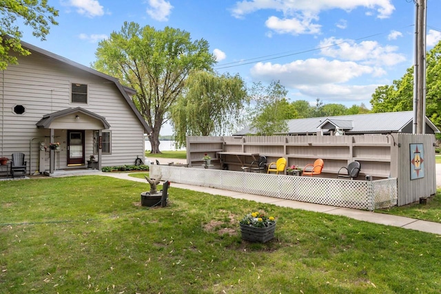 N3510 Lotus Dr, Montello, WI 53949 - view of green lawn