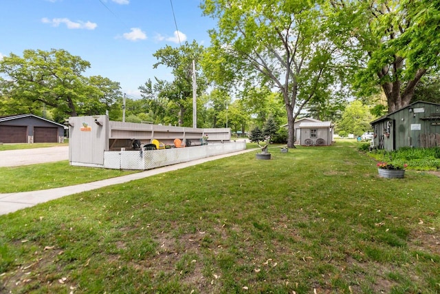N3510 Lotus Dr, Montello, WI 53949 - view of green lawn featuring view of scattered trees