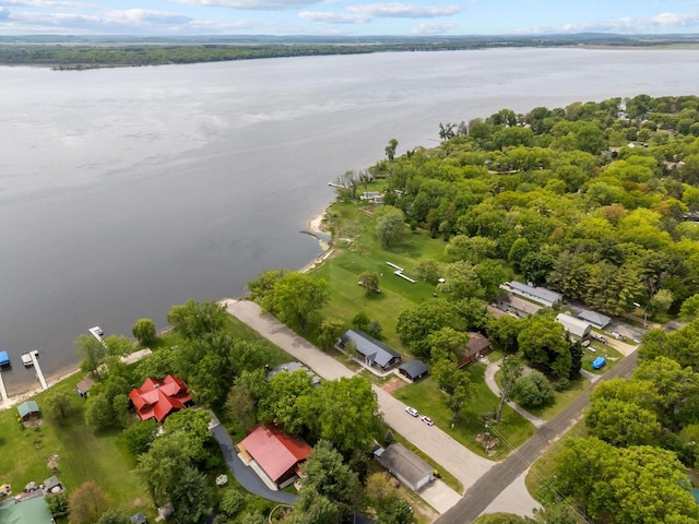 N3510 Lotus Dr, Montello, WI 53949 - aerial view of property and surrounding area with a nearby body of water
