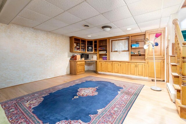 326 W Parkway Blvd, Appleton, WI 54911 - office featuring light wood-style flooring and a paneled ceiling
