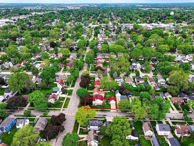 326 W Parkway Blvd, Appleton, WI 54911 - aerial view of residential area featuring property parcel outlined