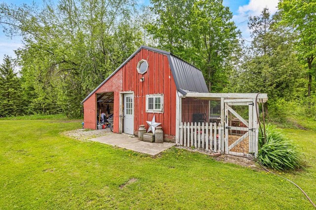 W4593 Old 352 Rd, Stephenson, MI 49887 - view of poultry coop with a lawn