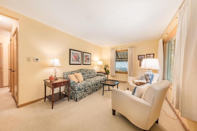 2114 S 81st St, West Allis, WI 53219 - living area featuring light carpet and baseboards