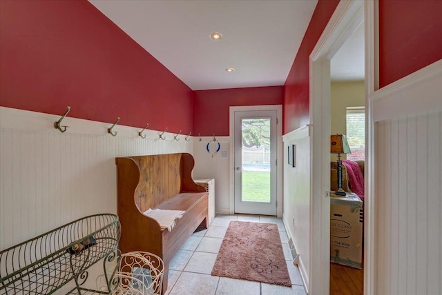 963 W Highland St, Whitewater, WI 53190 - mudroom featuring tile patterned flooring