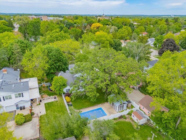 963 W Highland St, Whitewater, WI 53190 - aerial perspective of suburban area with a pool