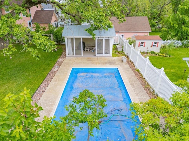 963 W Highland St, Whitewater, WI 53190 - view of pool with a patio area