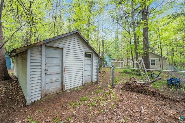 9298 E Park Ave, Solon Springs, WI 54873 - view of shed