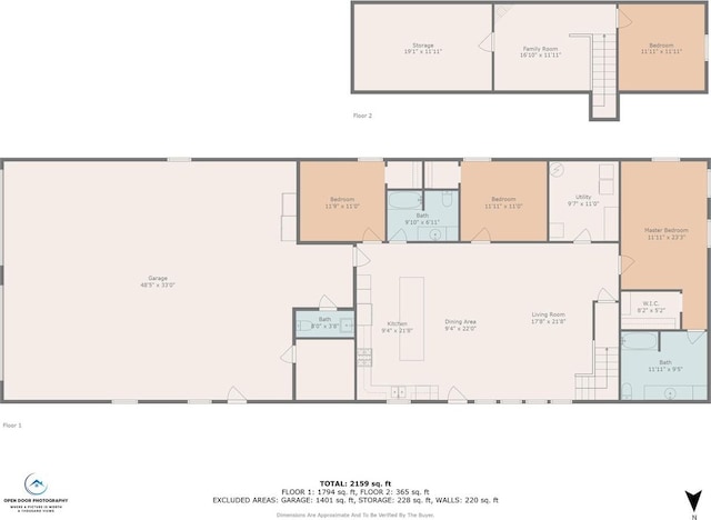 N9281 Perkins Rd, Mindoro, WI 54644 - home floor plan