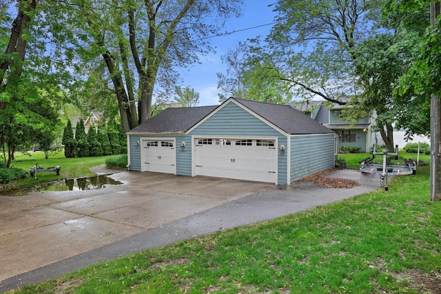 N60W39640 Mary Ln, Oconomowoc, WI 53066 - view of detached garage