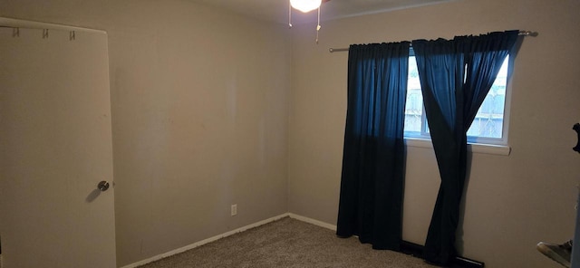 2112 Virginia St, Racine, WI 53405 - carpeted empty room featuring baseboards and ceiling fan