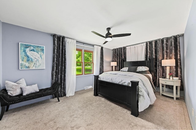 N79W34221 Petersen Rd, Oconomowoc, WI 53066 - carpeted bedroom featuring a ceiling fan and baseboards