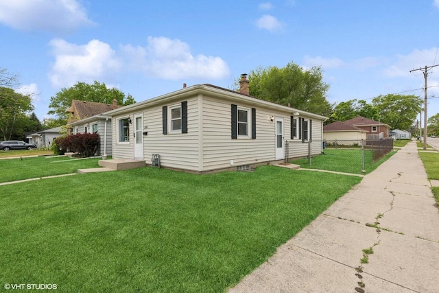 2300 W Lawn Ave, Racine, WI 53405 - single story home featuring a chimney