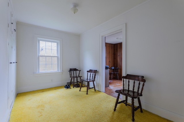 7312 5th Ave, Kenosha, WI 53143 - living area with crown molding and baseboards