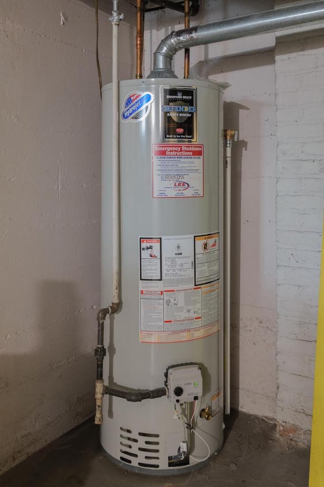 7312 5th Ave, Kenosha, WI 53143 - utility room with water heater