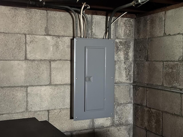 7715 18th Ave, Kenosha, WI 53143 - utility room featuring electric panel