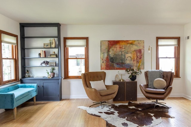 2707 Mason St, Madison, WI 53705 - living area with light wood-style floors and baseboards