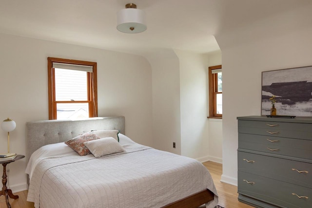 2707 Mason St, Madison, WI 53705 - bedroom with multiple windows and light wood-style floors