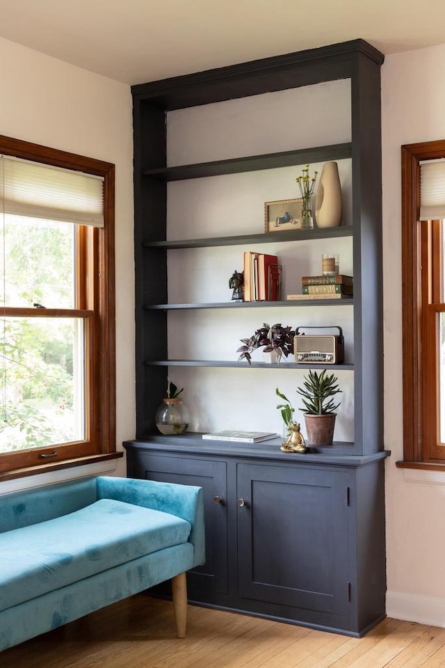 2707 Mason St, Madison, WI 53705 - bar with light wood-style floors and baseboards