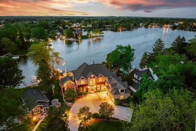 N49W35398 Wisconsin Ave, Oconomowoc, WI 53066 - view from above of property featuring a nearby body of water
