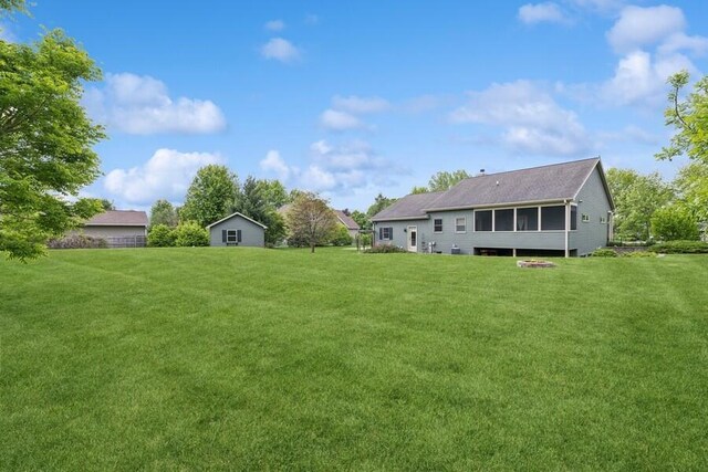 W522 Highland Rd, Genoa City, WI 53128 - view of green lawn