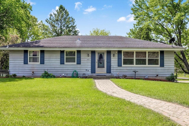3005 S St, East Troy, WI 53120 - single story home featuring a front yard and roof with shingles