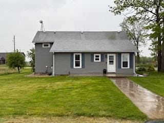 24324 W Overson Rd, Union Grove, WI 53182 - rear view of house with a yard